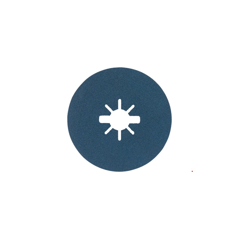 50 pcs - Bosch X-Lock Zirconia Sanding Disc, 115mm, Coarse Grade, P120 Grit, R574, 50 in pack