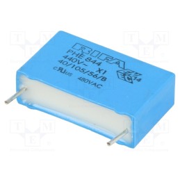 1 pcs x KEMET - PHE844RD6100MR06L2 - Capacitor: polypropylene, 100nF, 26x8x16mm, THT, ±20%, 22.5mm
