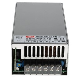 1 pcs - MEAN WELL Switching Power Supply, HRPG-600-36RS, 36V dc, 17.5A, 630W, 1 Output, 120 - 370 V dc, 85 - 264