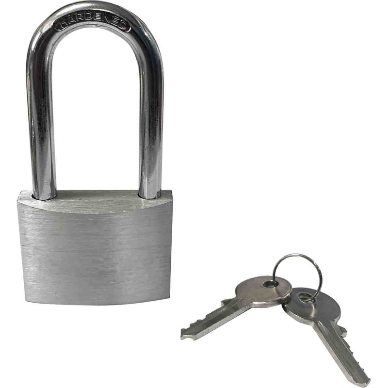 1 pcs - RS PRO Key Weatherproof Aluminium, Steel Padlock, Keyed Alike, 7.16mm Shackle, 48.2mm Body