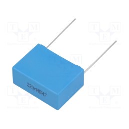 1 pcs x KEMET - PHE845VF6220MR30L2 - Capacitor: polypropylene, 220nF, 31.5x13.5x23mm, THT, ±20%, 27.5mm