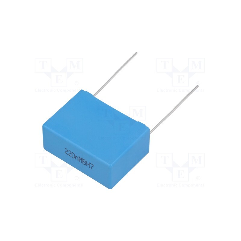 1 pcs x KEMET - PHE845VF6220MR30L2 - Capacitor: polypropylene, 220nF, 31.5x13.5x23mm, THT, ±20%, 27.5mm