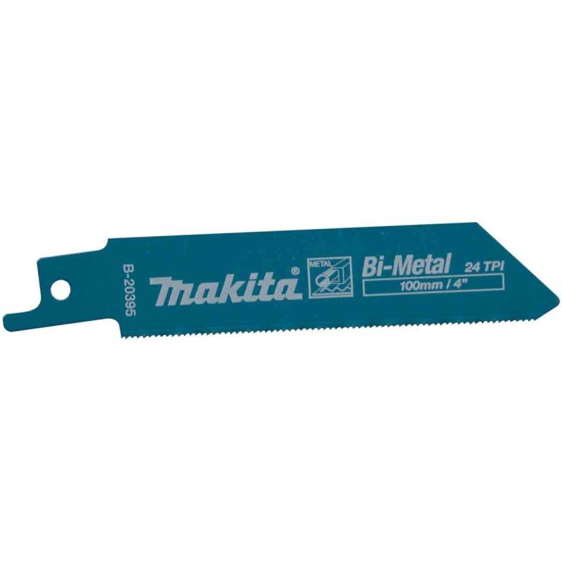 1 Set - Makita, 24 Teeth Per Inch 100mm Cutting Length Reciprocating Saw Blade, Pack of 5