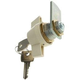 1 pcs - Euro-Locks a Lowe & Fletcher group Company Camlock, 13.2mm Panel-to-Tongue, 22.3 x 19.2mm Cutout, Key Unlock