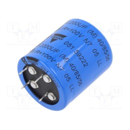 1 pcs x VISHAY - MAL205159222E3 - Capacitor: electrolytic, SNAP-IN, 2.2mF, 100VDC, Ø35x40mm, ±20%