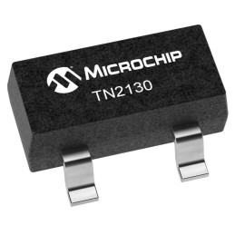 25 pcs - N-Channel MOSFET, 300 V SOT-23 Microchip TN2130K1-G