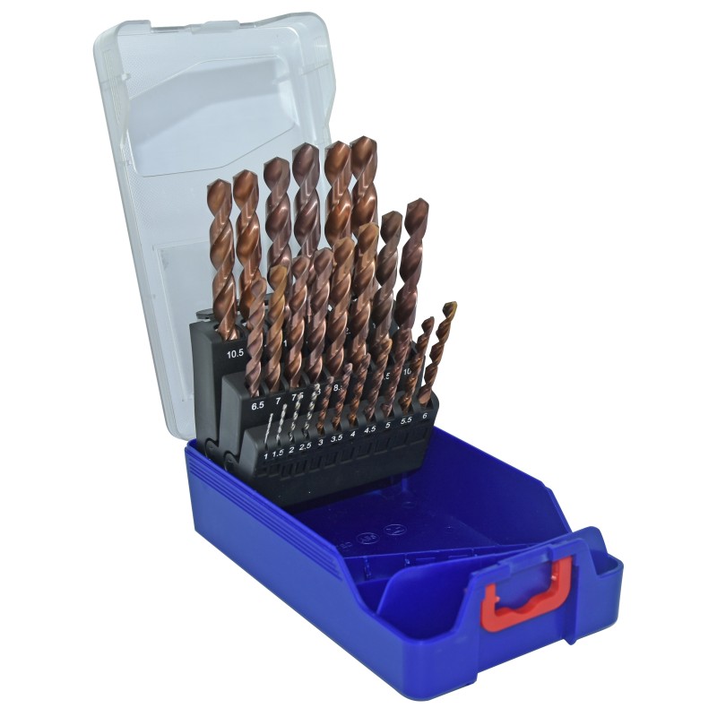 1 Set - Tivoly 25-Piece, 13mm Max, 1mm Min, HSS Bits