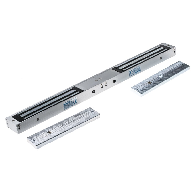1 pcs - RS PRO Double Door Access Control Door Magnet, 600lb Holding Force 12 V dc, 24 V dc