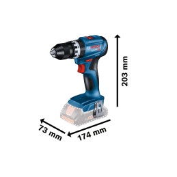 1 Set - Bosch GSB 18V-45 18V Cordless Drill Driver, EU Plug