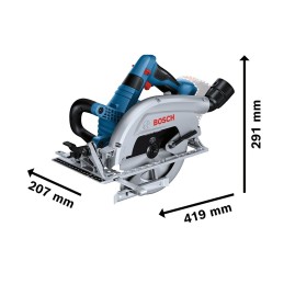 1 Set - Bosch GKS 18V-70 L 190mm Cordless Hand-Held Circular Saw, 18V