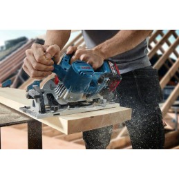 1 Set - Bosch GKS 18V-57-2 165mm Cordless Hand-Held Circular Saw, 18V