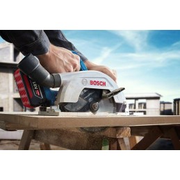 1 Set - Bosch GKS 18V-57-2 165mm Cordless Hand-Held Circular Saw, 18V