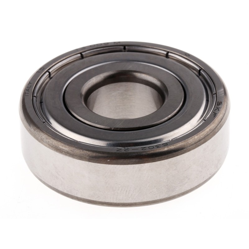 1 pcs - SKF 6302-2Z Single Row Deep Groove Ball Bearing- Both Sides Shielded 15mm I.D, 42mm O.D