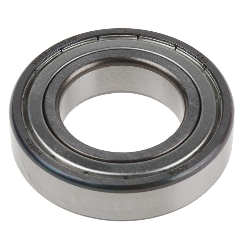 1 pcs - FAG 6006-2Z Single Row Deep Groove Ball Bearing- Both Sides Shielded 30mm I.D, 55mm O.D