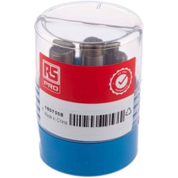 1 Set - RS PRO End Mill, 3 mm, 4 mm, 6 mm, 8 mm Cutter, HSCo, 6 mm, 12 mm, 16 mm Shank, 9.5 mm, 12.5 mm Cut