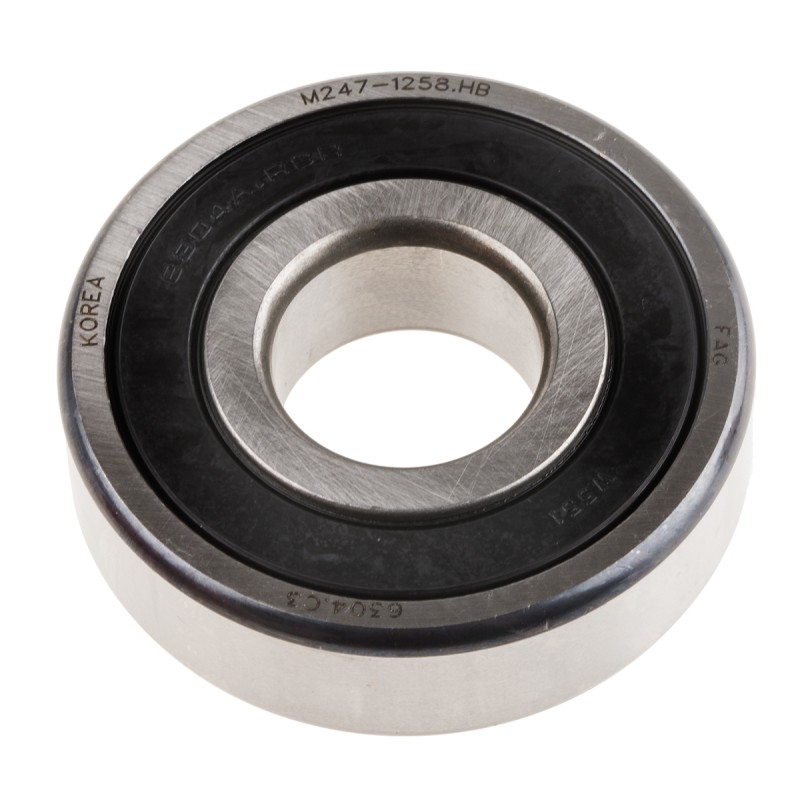 1 pcs - FAG 6304-C-2HRS-C3 Single Row Deep Groove Ball Bearing- Both Sides Sealed 20mm I.D, 52mm O.D