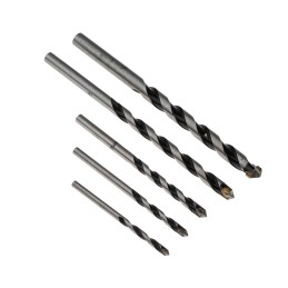 1 Set - Makita 5-Piece Twist Drill Bit Set for Multi-Material, 10mm Max, 4mm Min, Tungsten Carbide Tipped Bits