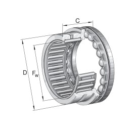 1 pcs - INA NKX50-XL 50mm I.D Roller Bearing, 62mm O.D