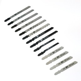 1 Set - RS PRO, 6, 10, 12, 18, 32 Teeth Per Inch Multiple Materials 50 mm, 74 mm Cutting Length Jigsaw Blade, Pack of 14