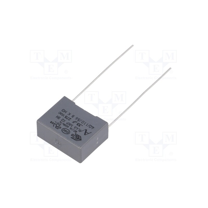 1 pcs x KEMET - R46KI333040P0M - Capacitor: polypropylene, 330nF, 18x7.5x13.5mm, THT, ±20%, 15mm