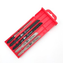 1 Set - RS PRO, 6, 8, 12, 18, 21 Teeth Per Inch Multiple Materials 50 mm, 55 mm, 74 mm Cutting Length Jigsaw Blade, Pack of 5