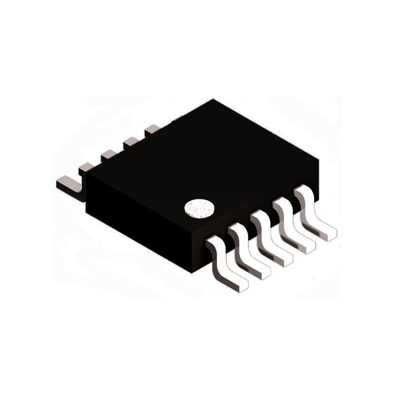 10 pcs - DS3501U+, Digital Potentiometer Serial-I2C 10 Pin, μSOP