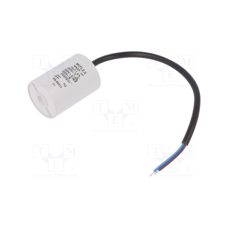 1 pcs x MIFLEX - I150V610J-C01 - Capacitor: motors, run, 10uF, 450V, Ø40x55mm, -25÷70°C, ±5%, 10000h
