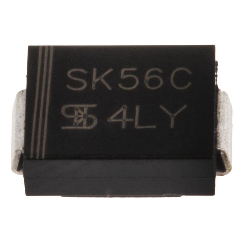 25 pcs - Taiwan Semi 60V 5A, Schottky Diode, 2-Pin DO-214AB SK56C