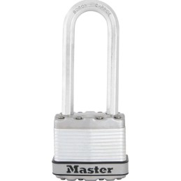 1 pcs - Master Lock Key Weatherproof Steel Padlock, 8mm Shackle