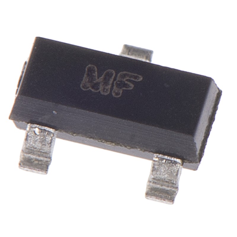 25 pcs - N-Channel MOSFET, 100 mA, 100 V, 3-Pin SOT-23 Diodes Inc ZVN3310FTA