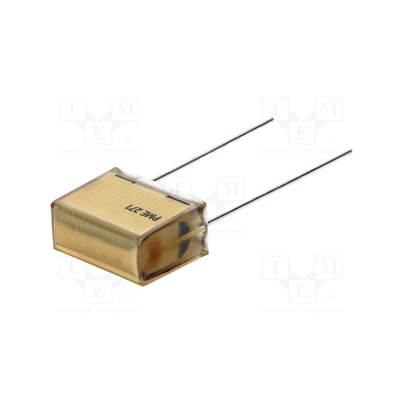1 pcs x KEMET - PME264NE6100MR30 - Capacitor: paper, X2, 100nF, 660VAC, Pitch: 25.4mm, ±20%, THT, PME264