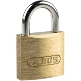 1 pcs - ABUS Key Weatherproof Brass Padlock, 6mm Shackle, 29mm Body