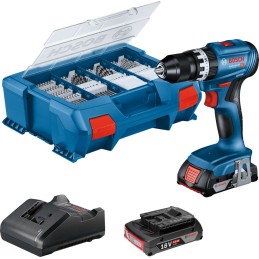 1 Set - Bosch GSB 18V-45 18V Cordless Drill Driver