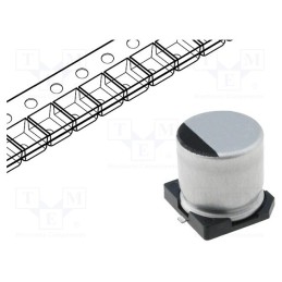 25 pcs x SAMWHA - SC1H475M04005VR - Capacitor: electrolytic, SMD, 4.7uF, 50VDC, Ø4x5.3mm, ±20%, 2000h