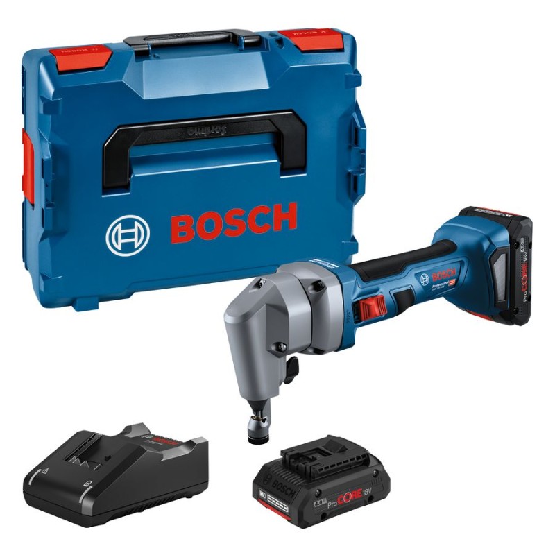 1 Set - Bosch 0601529601 Cordless 18V 1.6 mm Electric Nibblers