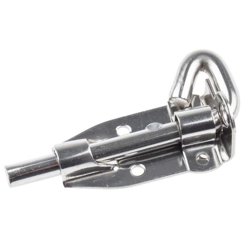 1 pcs - RS PRO Stainless Steel Padlockable Door Bolt, 101mm