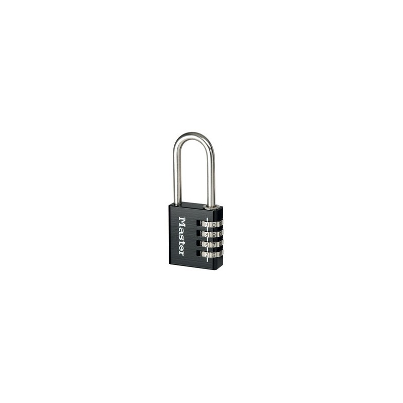 1 pcs - Master Lock Combination Combination Padlock, 6mm Shackle
