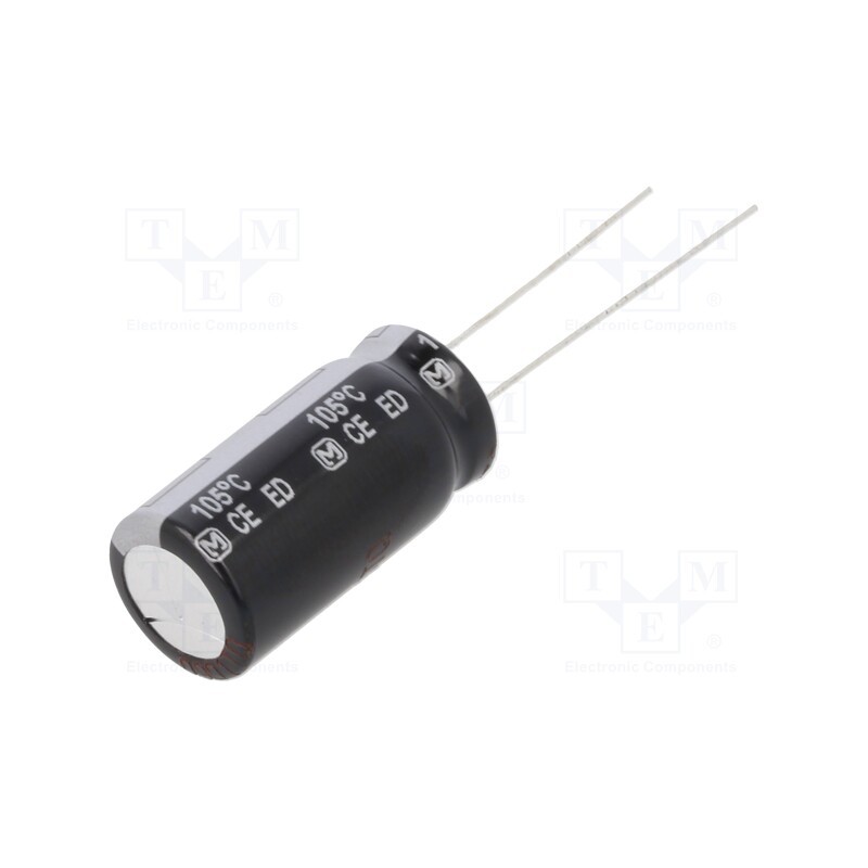 1 pcs x PANASONIC - EEUED2C101 - Capacitor: electrolytic, THT, 100uF, 160VDC, Ø12.5x25mm, Pitch: 5mm