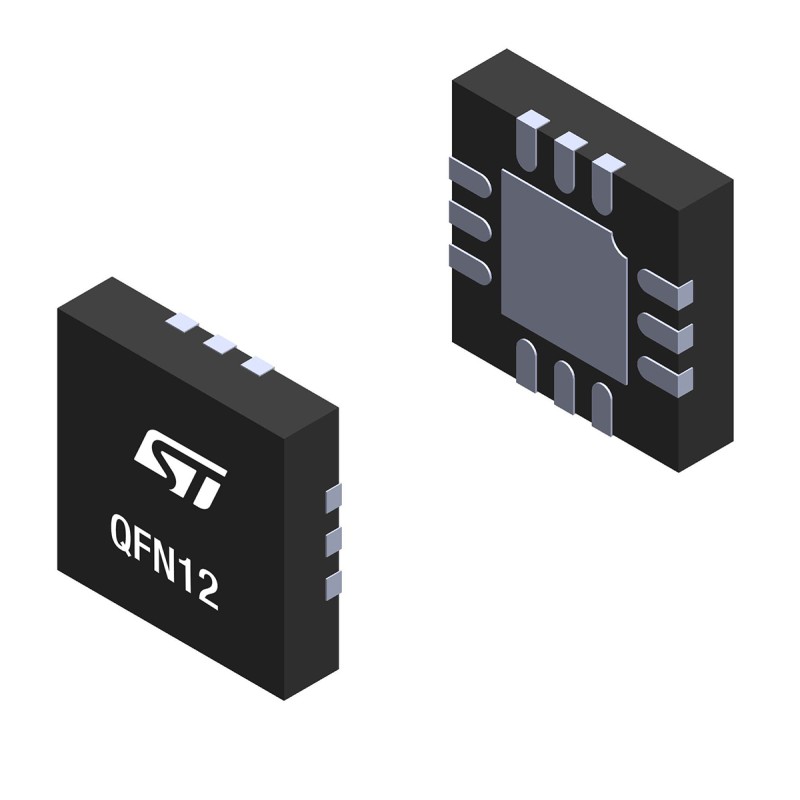 25 pcs - STMicroelectronics TCPP01-M12, Uni-Directional TVS Diode, 12-Pin QFN