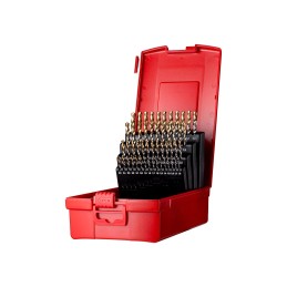 1 Set - Dormer 51-Piece Jobber Drill Set for Multi-Material, 6mm Max, 1mm Min