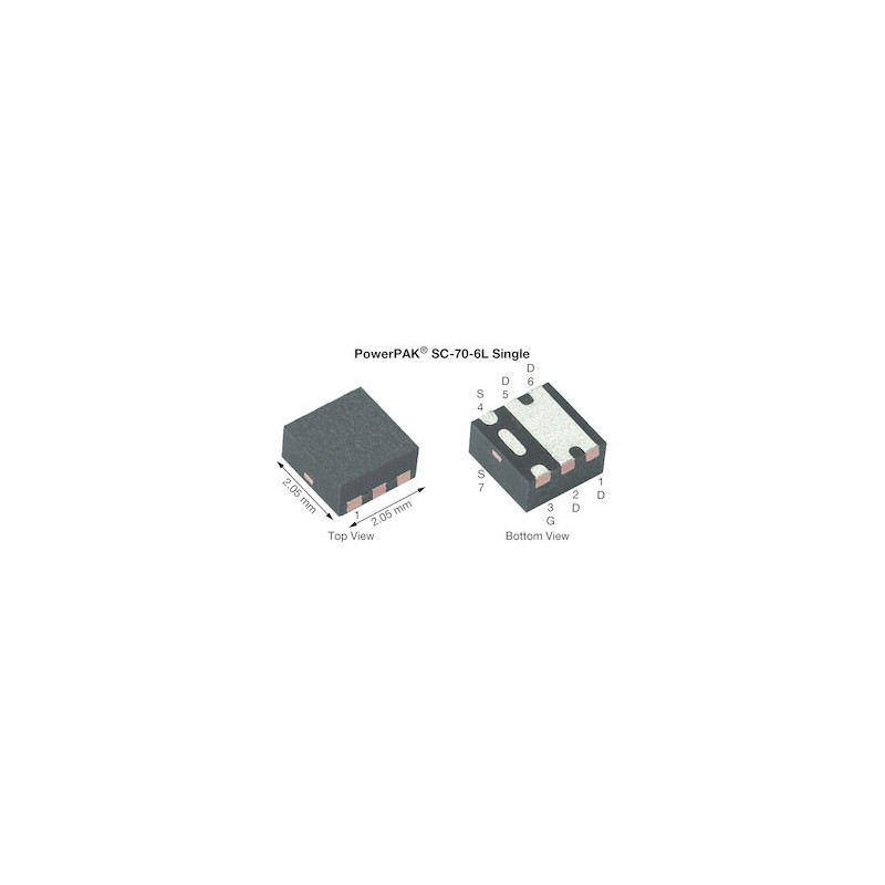 25 pcs - P-Channel MOSFET, 10 A, 40 V, 6-Pin SC-70-6L Vishay Siliconix SQA405EJ-T1_GE3
