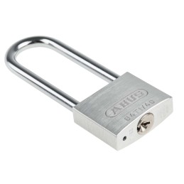 1 pcs - ABUS 64TI Key Weatherproof Titanium Weatherproof Padlock, 6.5mm Shackle, 40mm Body