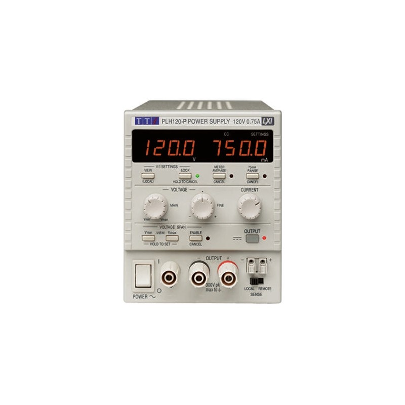 1 pcs - Aim-TTi PL-P Series Digital Bench Power Supply, 0 - 120V, 0 - 750mA, 1-Output, 90W