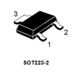 25 pcs - N-Channel MOSFET, 5.5 A, 25 V, 3-Pin SOT-223 STMicroelectronics STN6N60M2