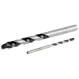 1 Set - Bosch 5-Piece Twist Drill Bit Set for Masonry, 10mm Max, 4mm Min, Tungsten Carbide Tipped Bits