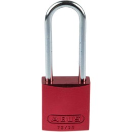 1 pcs - ABUS 72/30 Key Weatherproof Aluminium, Steel Safety Padlock, 4.4mm Shackle, 32.2mm Body