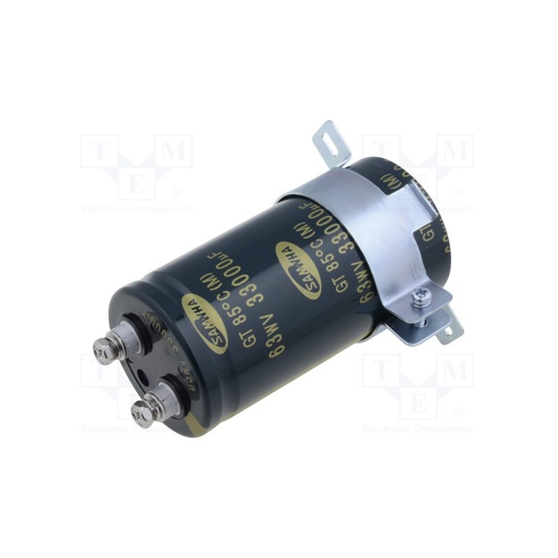 1 pcs x SAMWHA - GT1J339M51100SB - Capacitor: electrolytic, 33000uF, 63VDC, Ø51x100mm, ±20%, 2000h