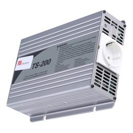 1 pcs - MEAN WELL Pure Sine Wave 200W Power Inverter, 10.5 - 15V dc Input, 230V ac Output