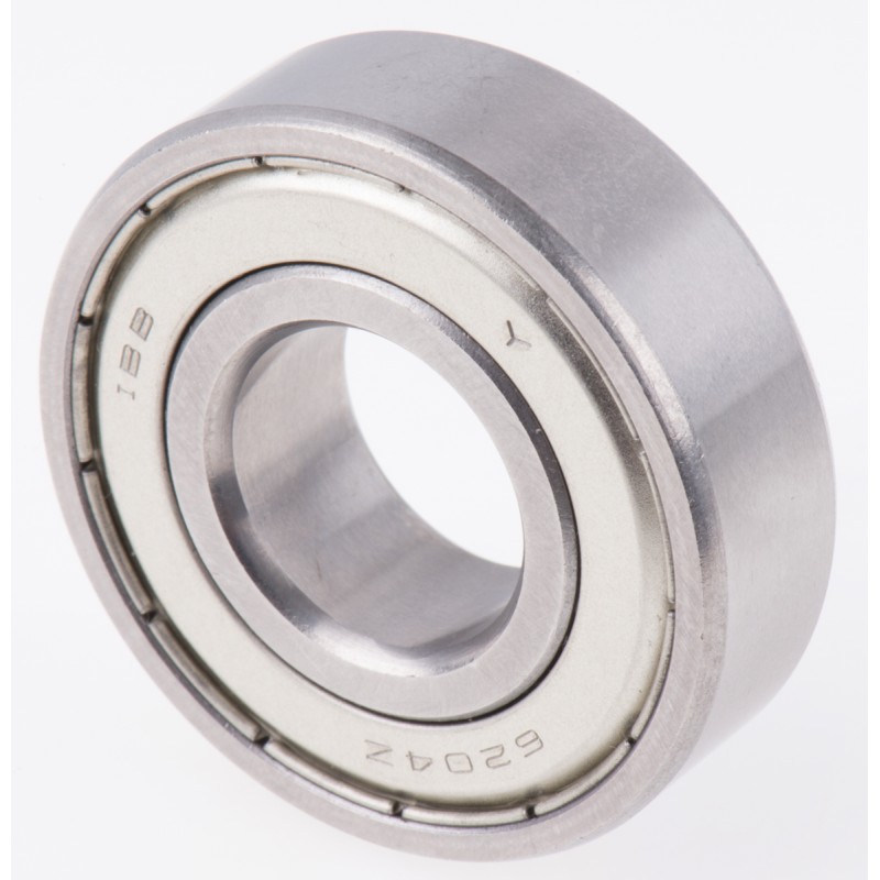 1 pcs - RS PRO 6204-2Z Single Row Deep Groove Ball Bearing- Both Sides Shielded 20mm I.D, 47mm O.D