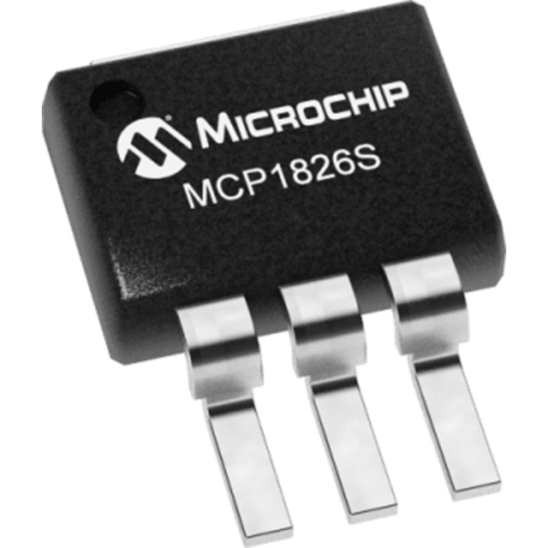 10 pcs - Microchip MCP1826S-1202E/EB, 1 Low Dropout Voltage, Voltage Regulator 1A, 1.2 V 3-Pin, DDPAK